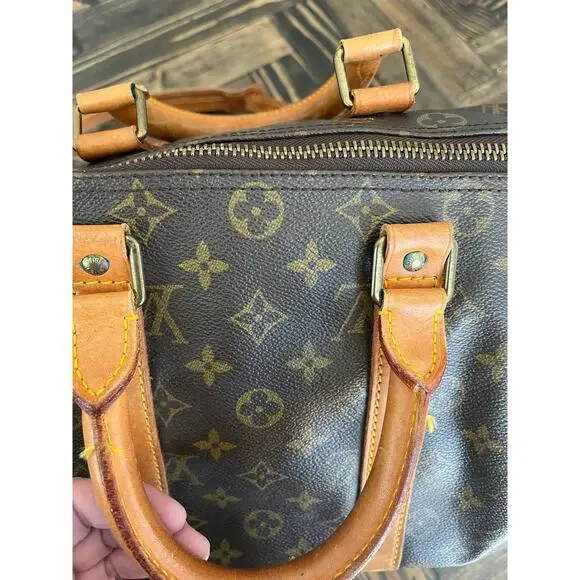 Louis Vuitton Keepal Bandouliere 45 Travel Bag Authentic Monogrammed Mobwife - Picture 6 of 16